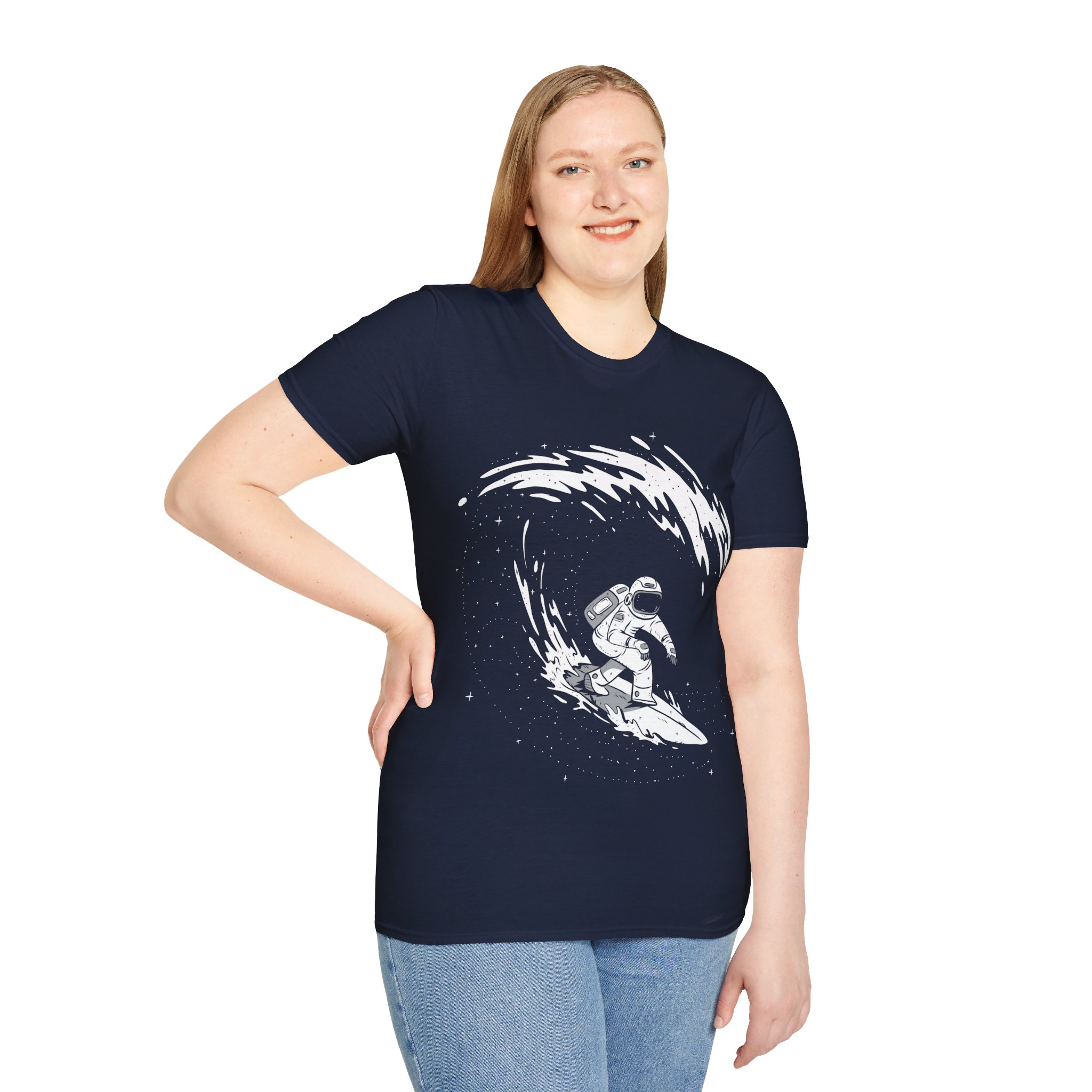 Astronaut Surf - Unisex T-Shirt - Image 17