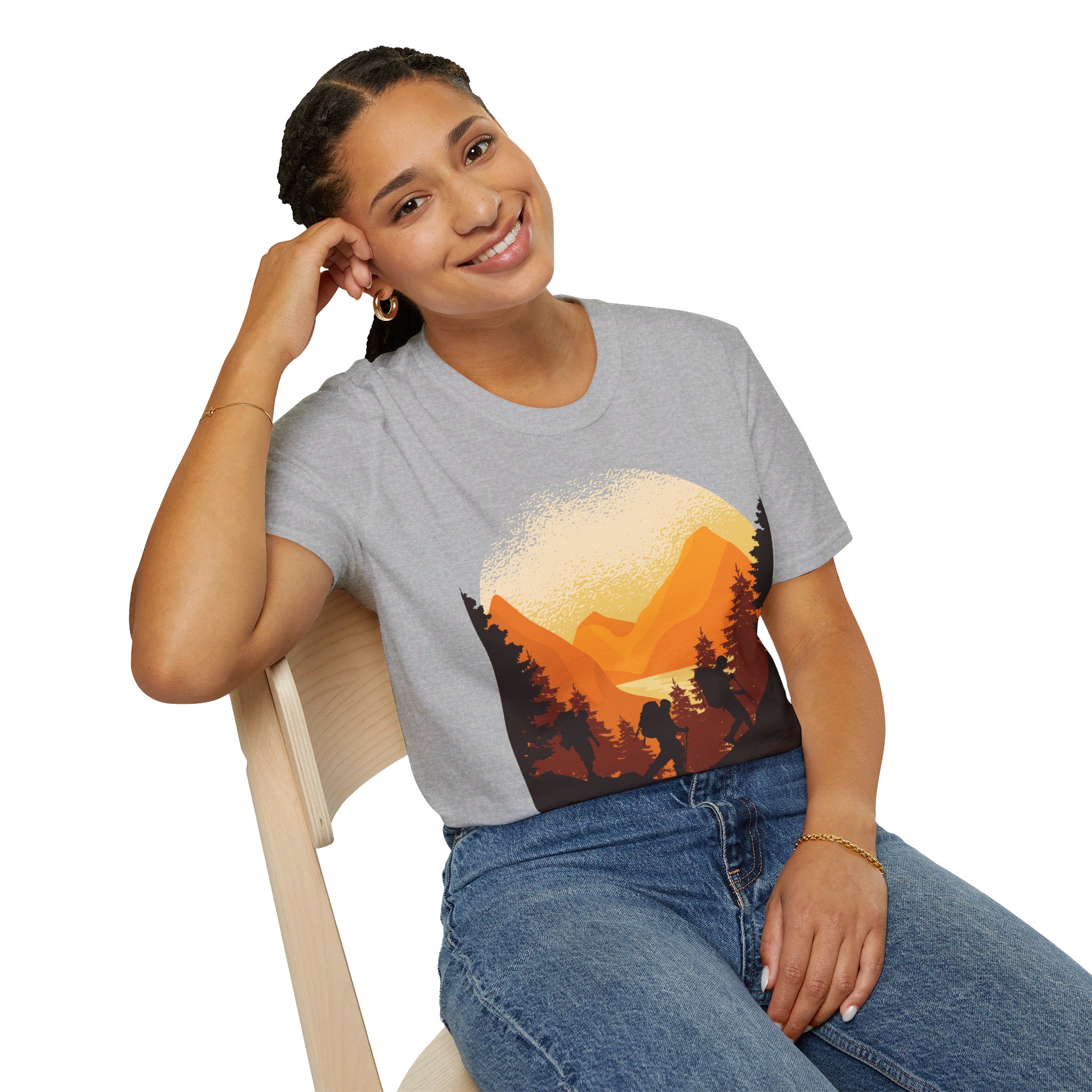Mountian Hiking - Unisex T-Shirt - Image 34