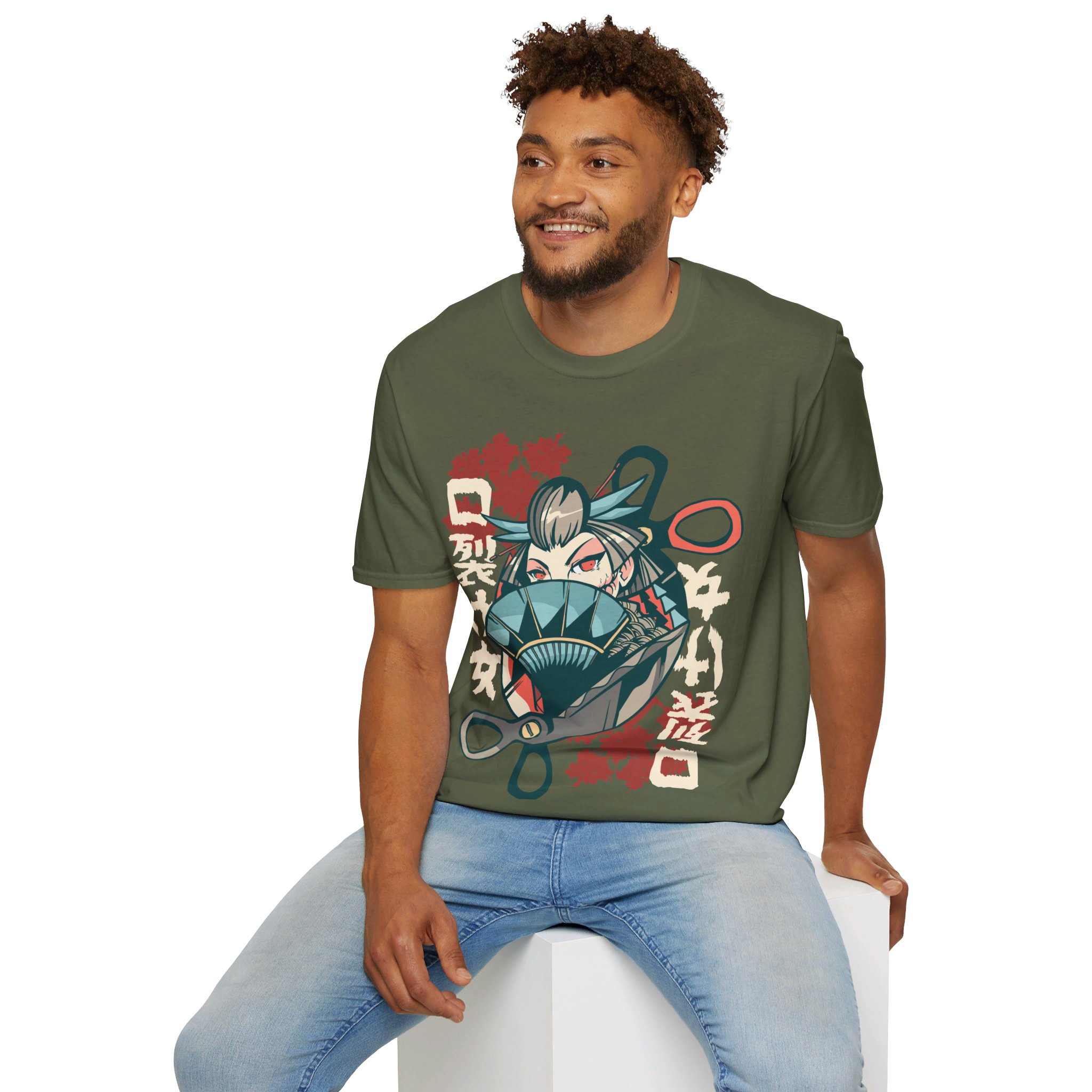 Kuchisake Onna - Unisex T-Shirt - Image 36