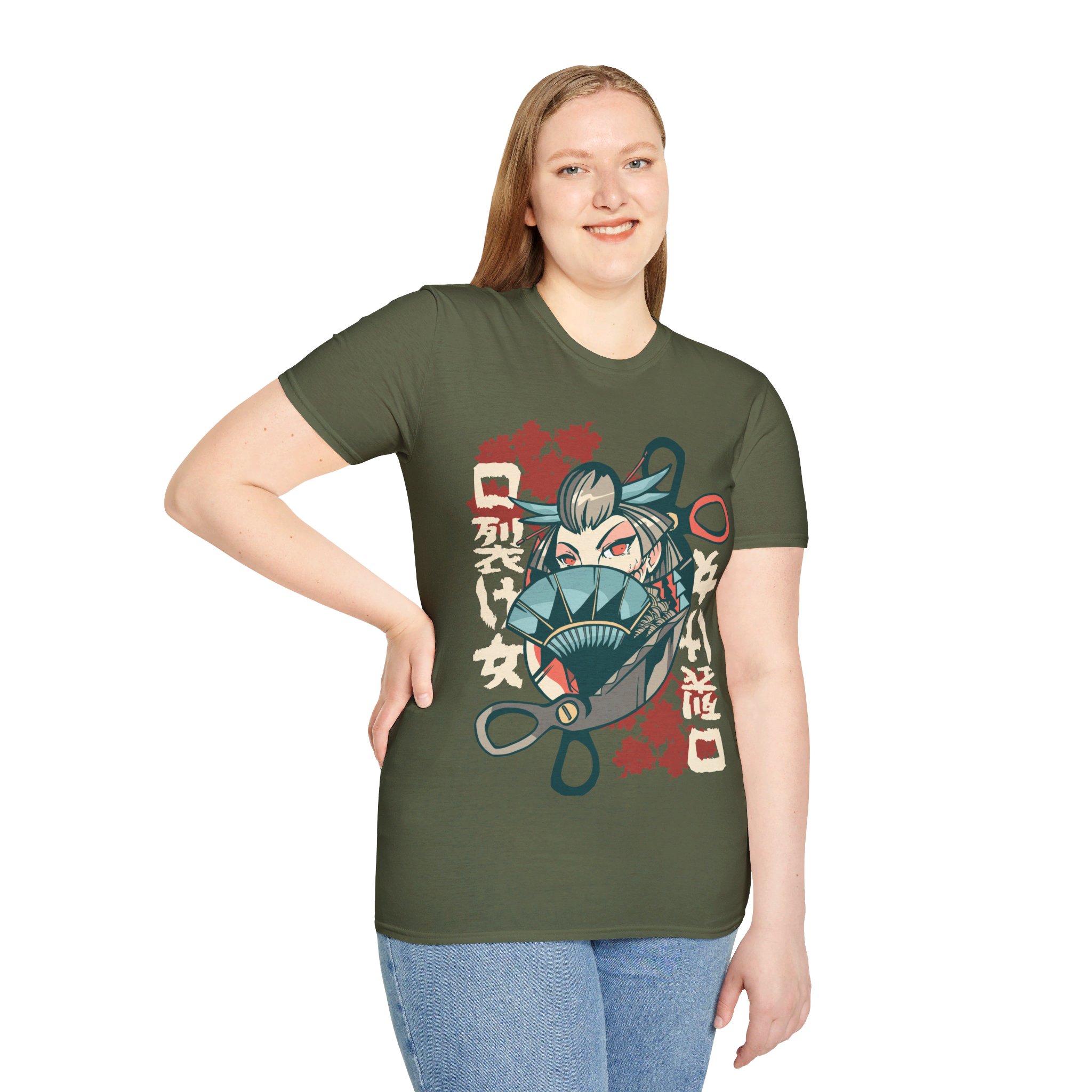 Kuchisake Onna - Unisex T-Shirt - Image 29