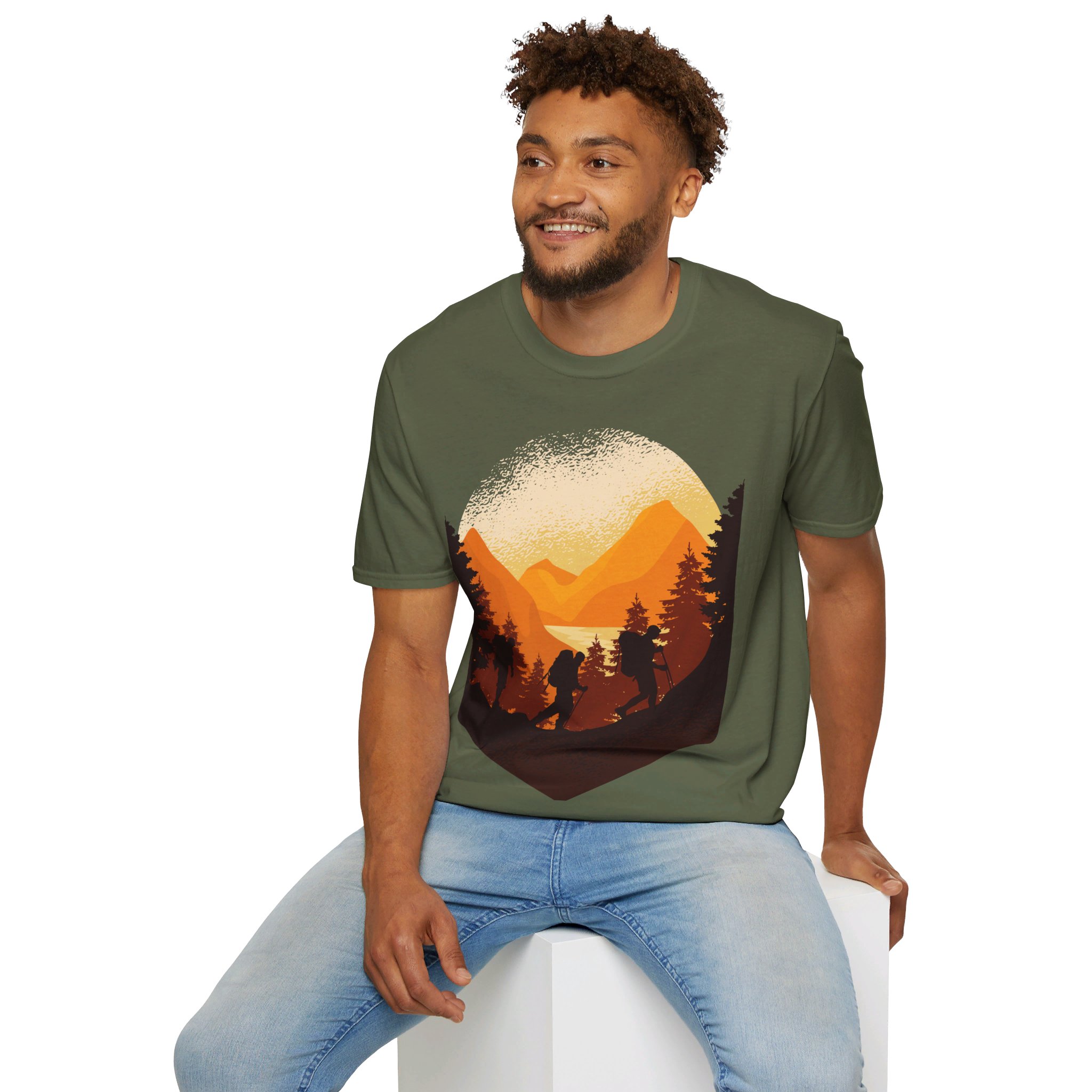Mountian Hiking - Unisex T-Shirt - Image 12