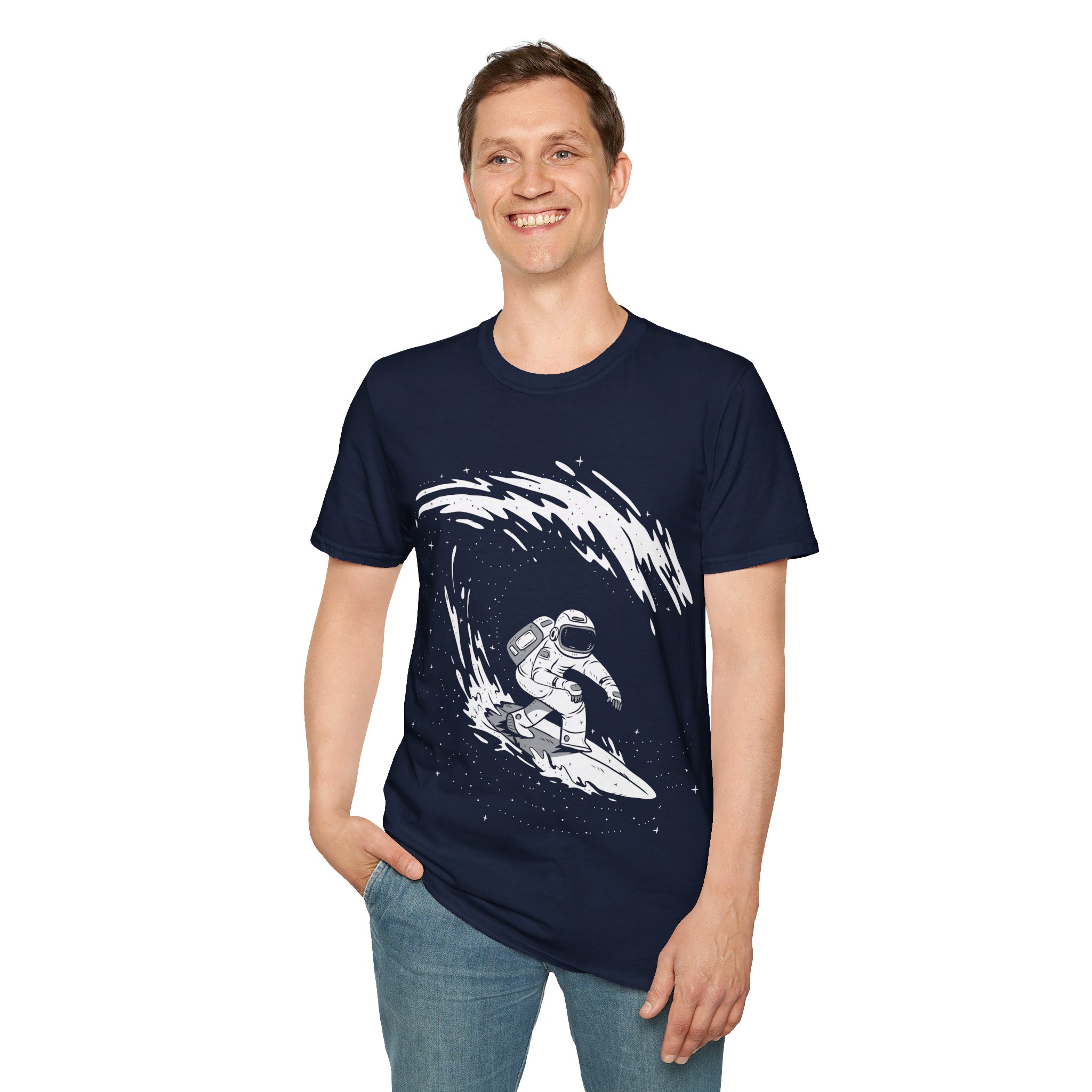 Astronaut Surf - Unisex T-Shirt - Image 19