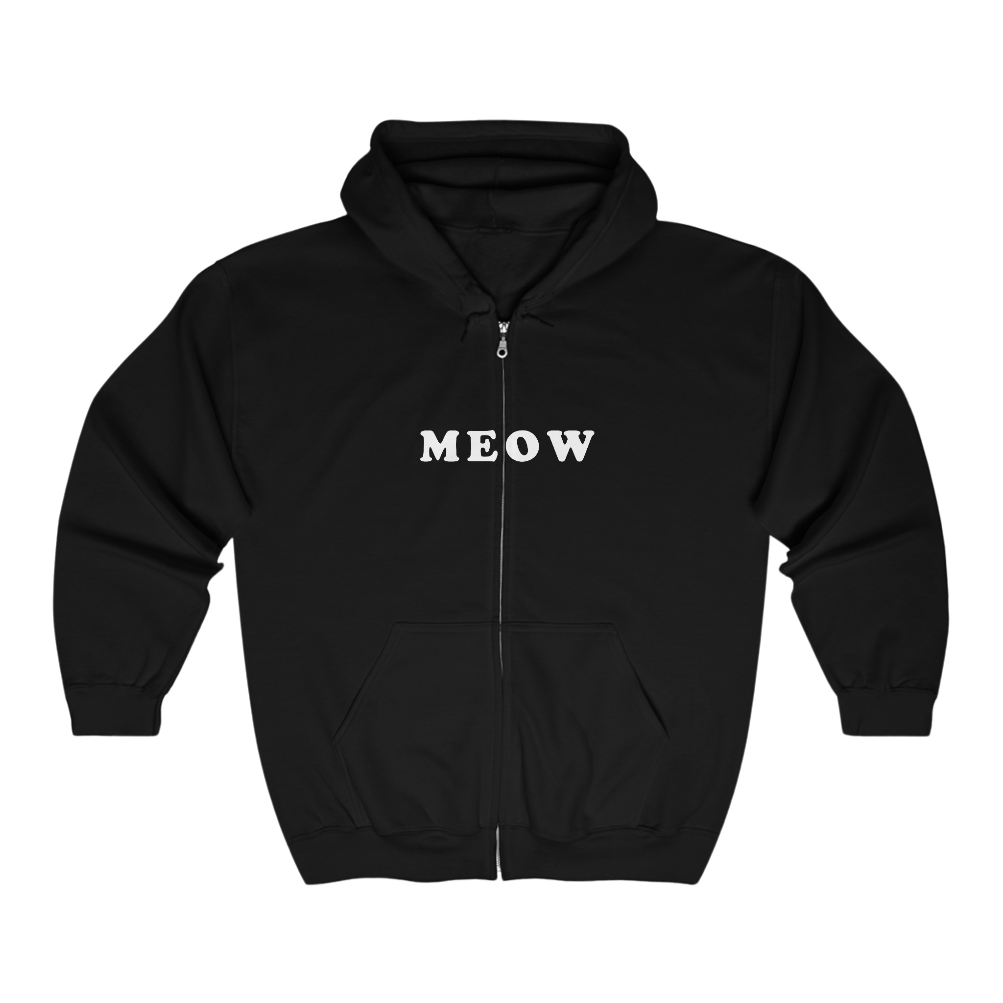 Meow Meow - Zip Hoodie - Ellpure