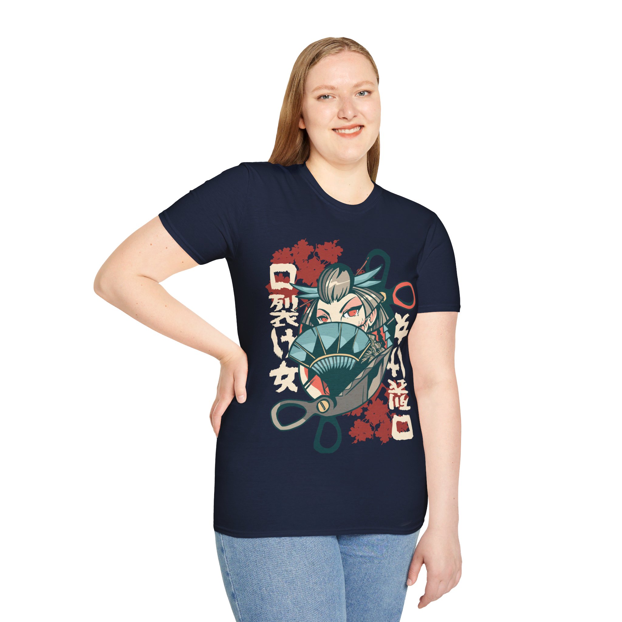 Kuchisake Onna - Unisex T-Shirt - Image 41