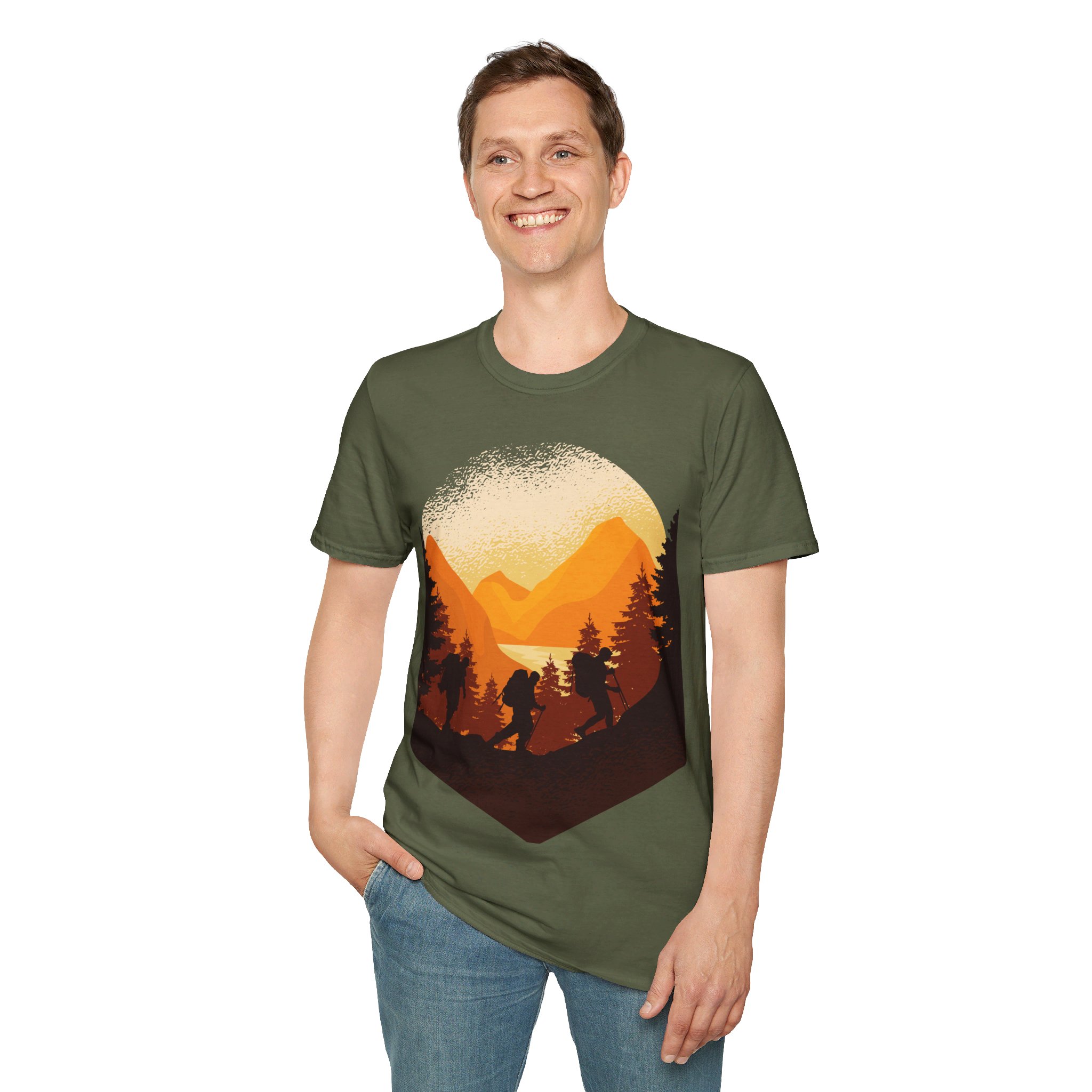 Mountian Hiking - Unisex T-Shirt - Image 7