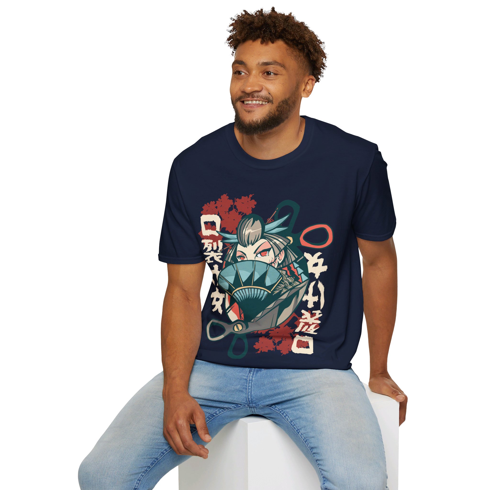 Kuchisake Onna - Unisex T-Shirt - Image 48