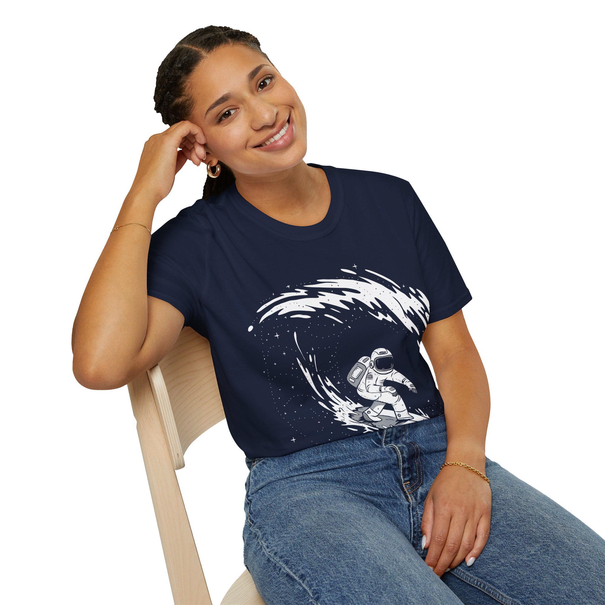 Astronaut Surf - Unisex T-Shirt - Image 22