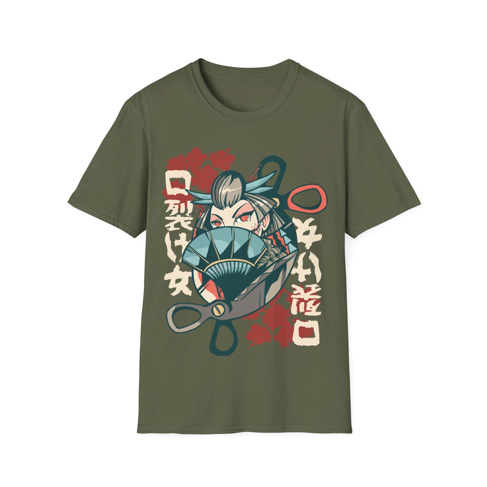 Kuchisake Onna - Unisex T-Shirt - Image 25