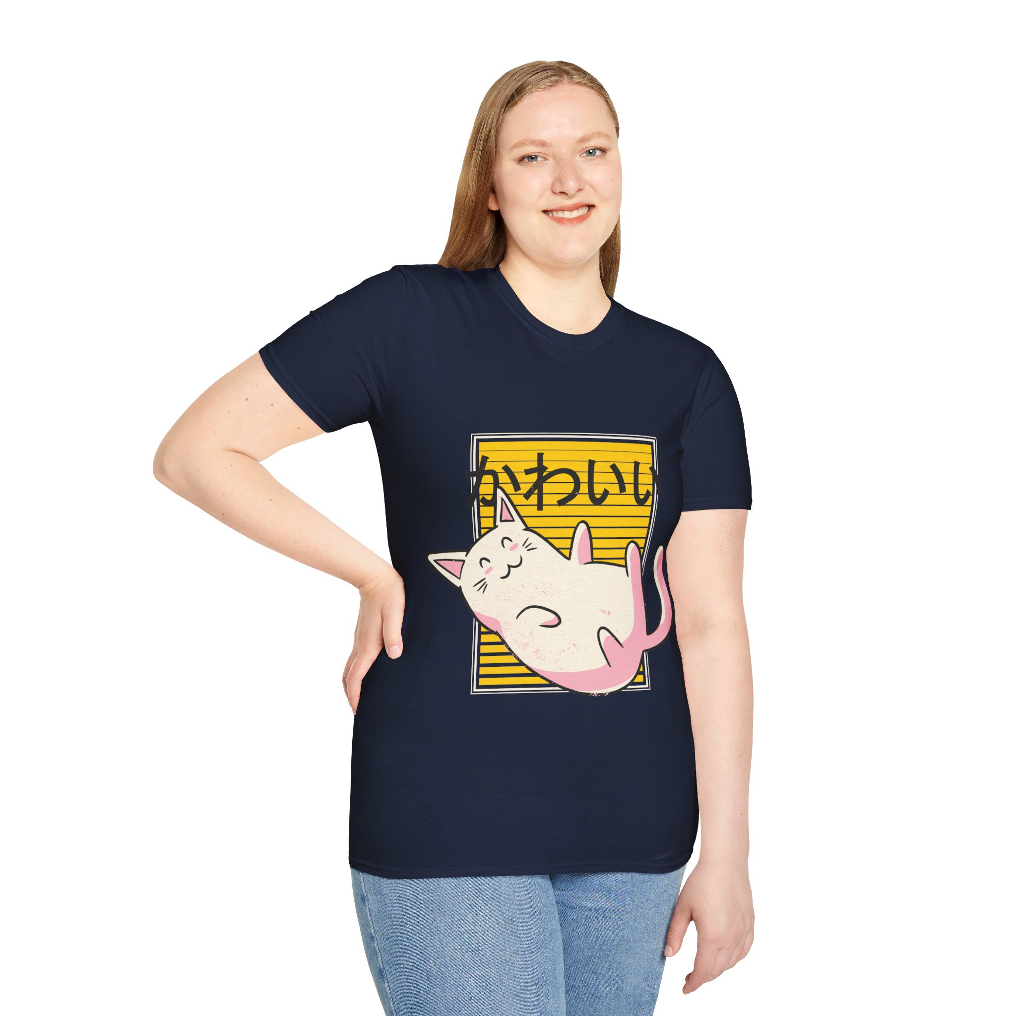 Kawaii Cat - Unisex T-Shirt - Image 41