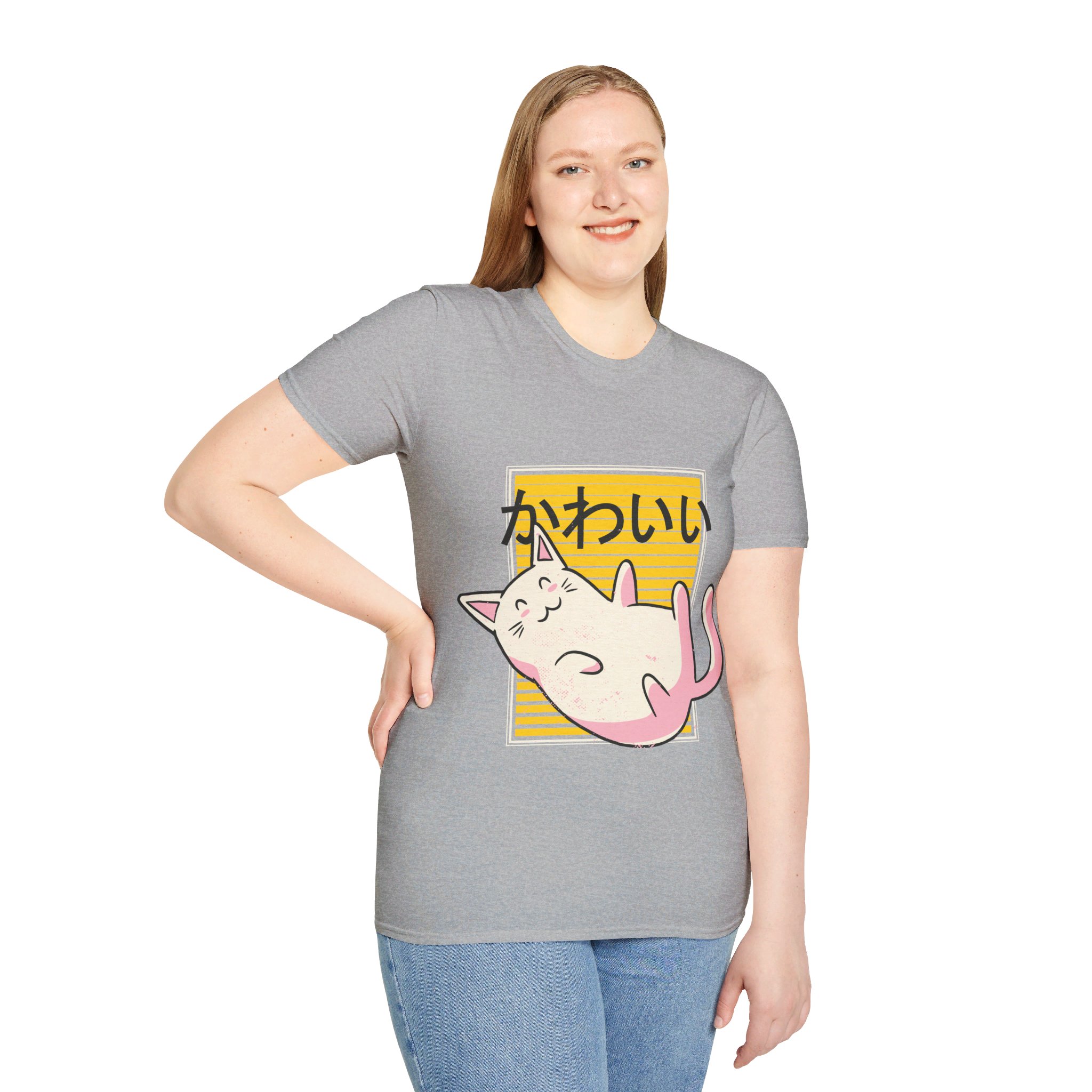 Kawaii Cat - Unisex T-Shirt - Image 29
