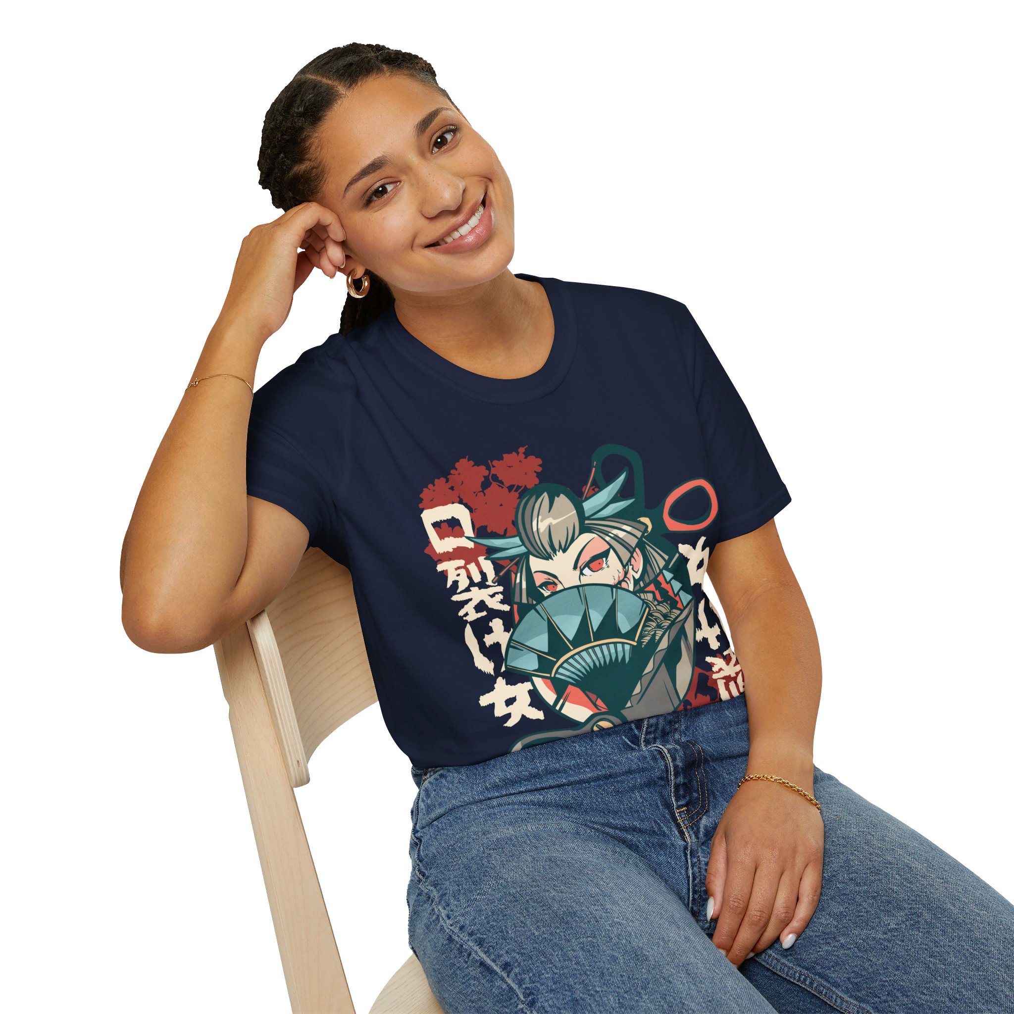 Kuchisake Onna - Unisex T-Shirt - Image 46