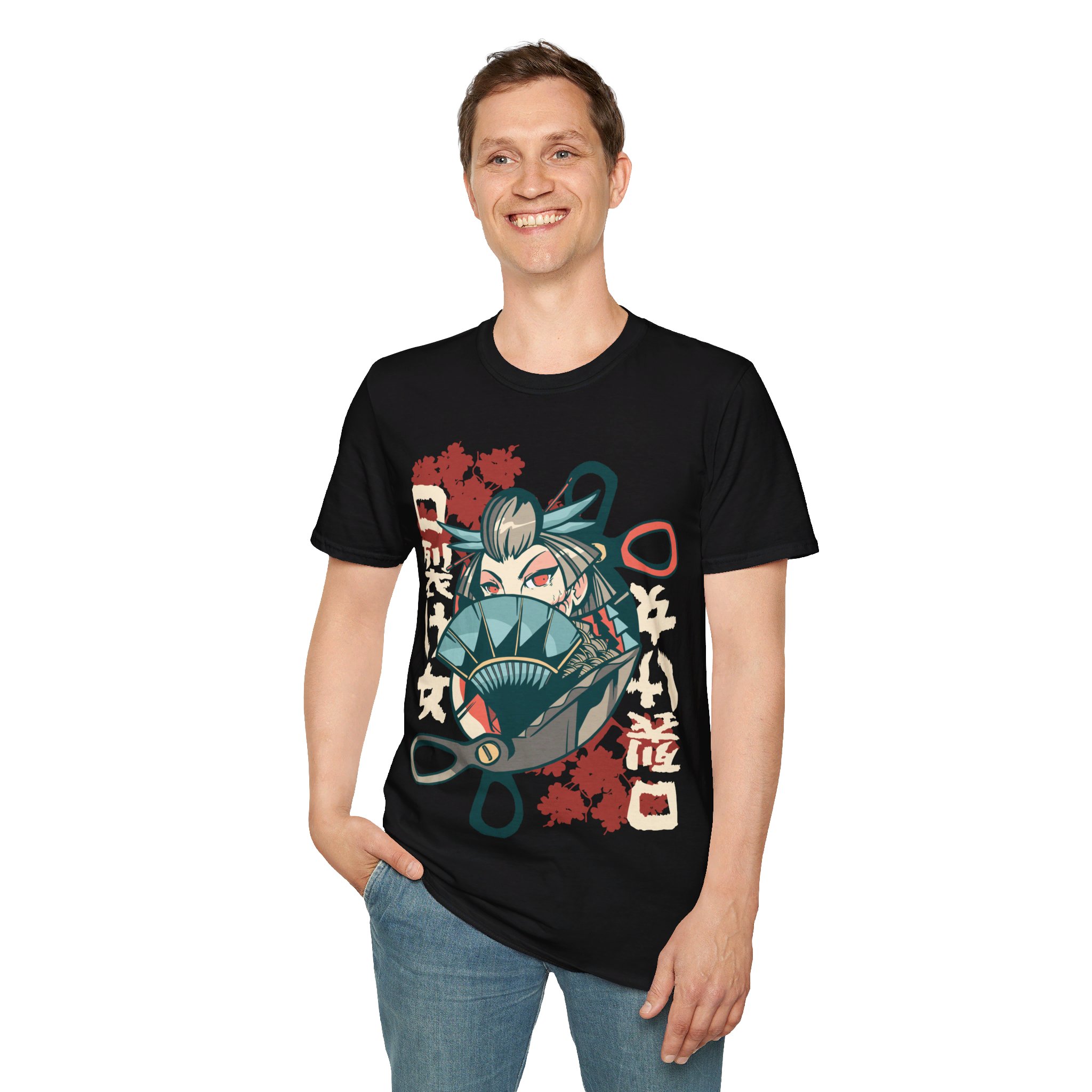 Kuchisake Onna - Unisex T-Shirt - Image 19