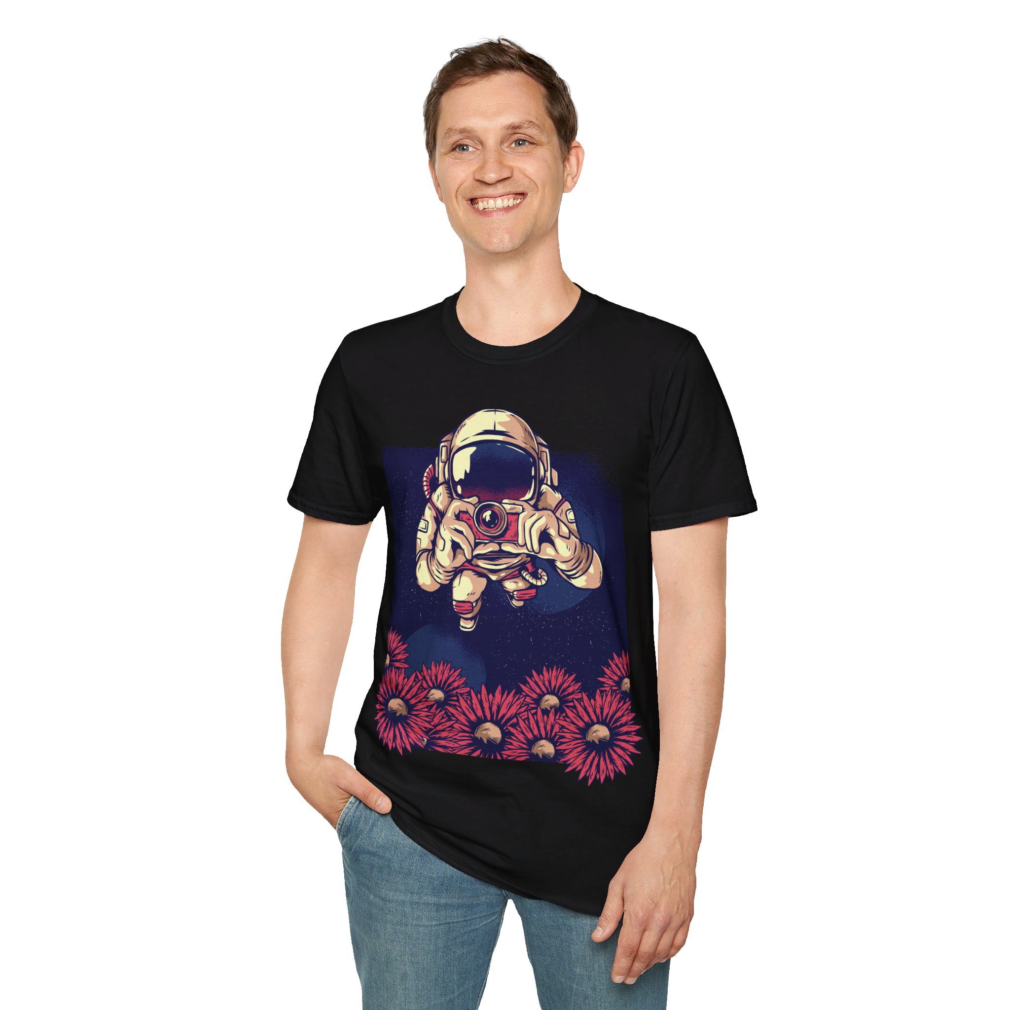 Astronaut Photographer - Unisex T-Shirt - Image 7
