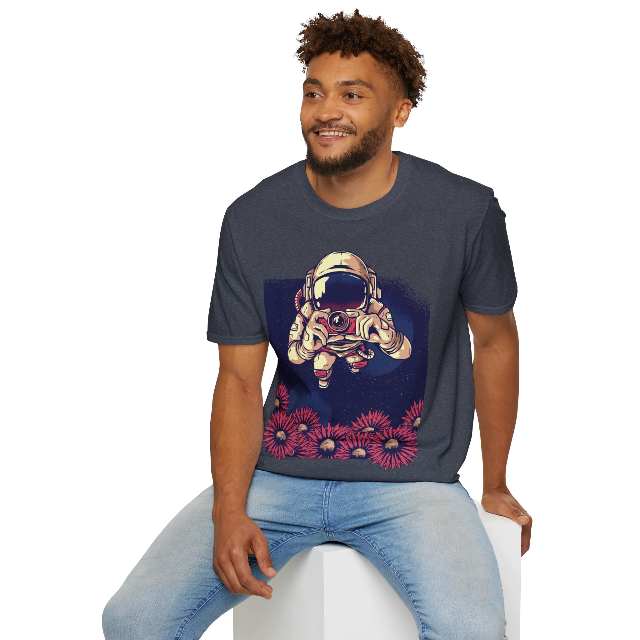 Astronaut Photographer - Unisex T-Shirt - Image 36
