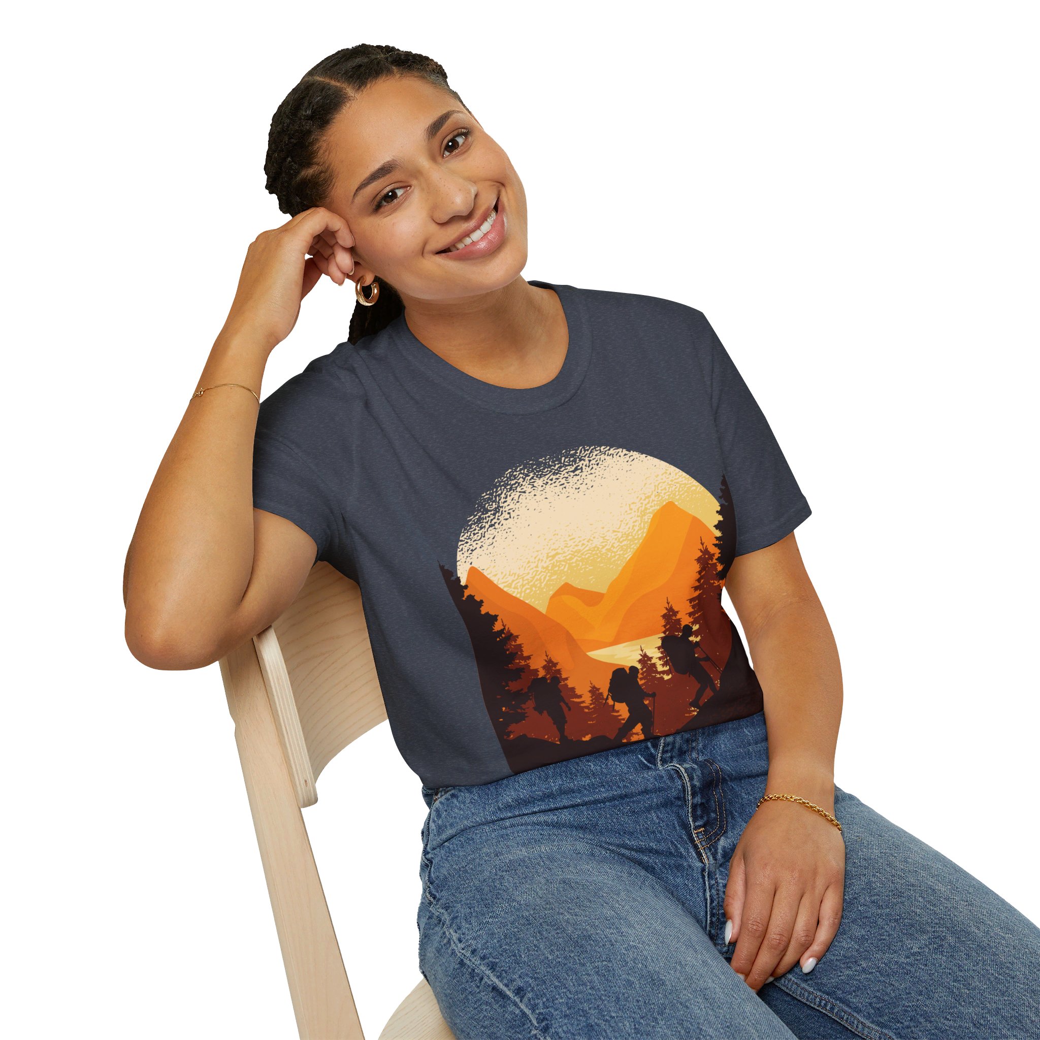 Mountian Hiking - Unisex T-Shirt - Image 58