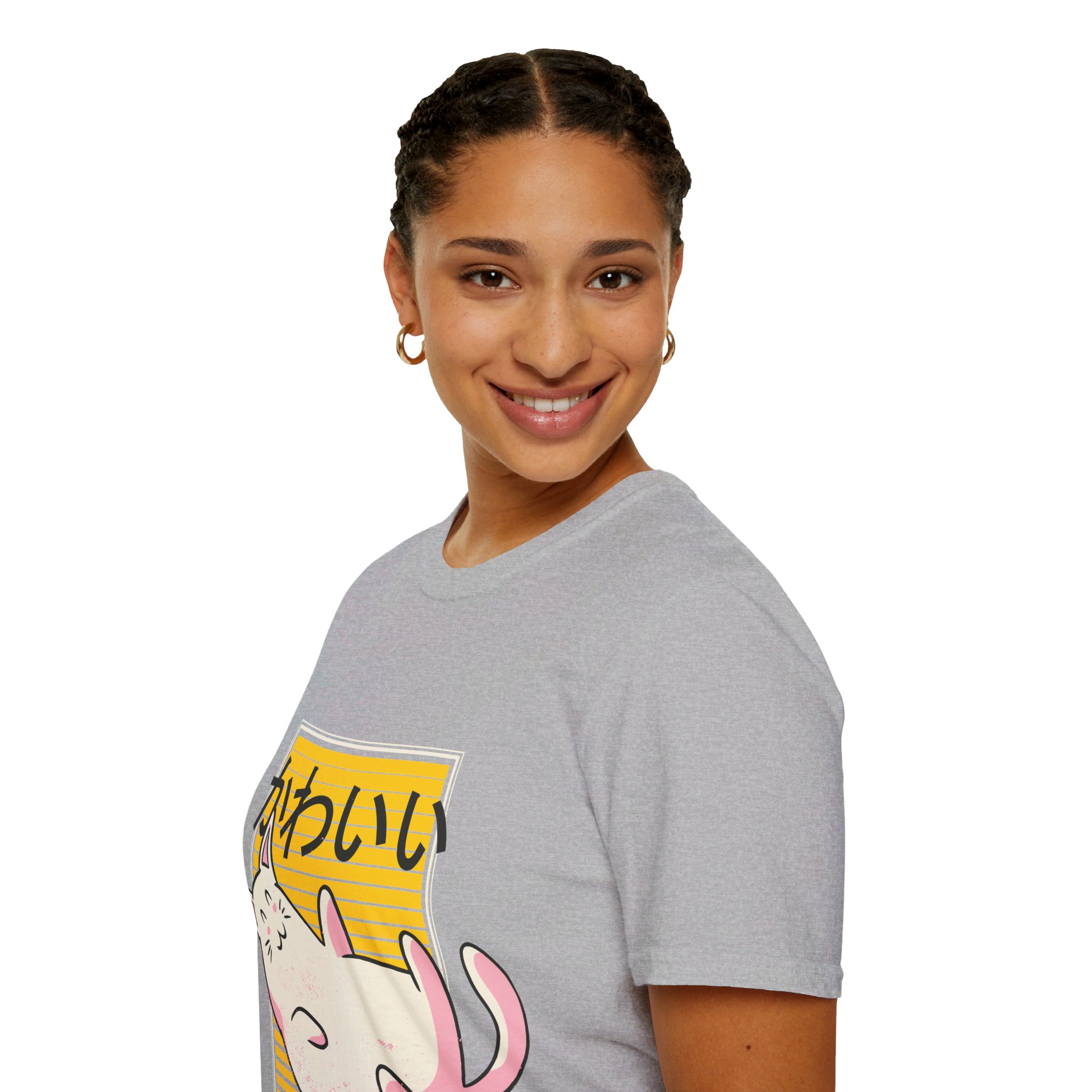 Kawaii Cat - Unisex T-Shirt - Image 33