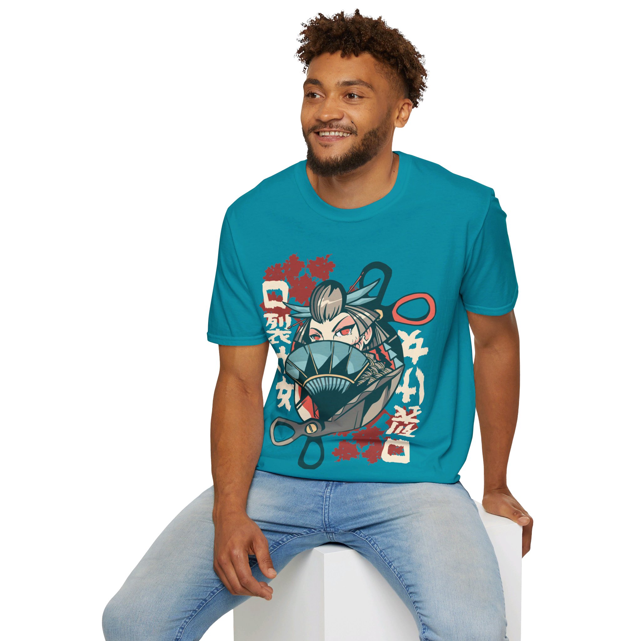 Kuchisake Onna - Unisex T-Shirt - Image 12