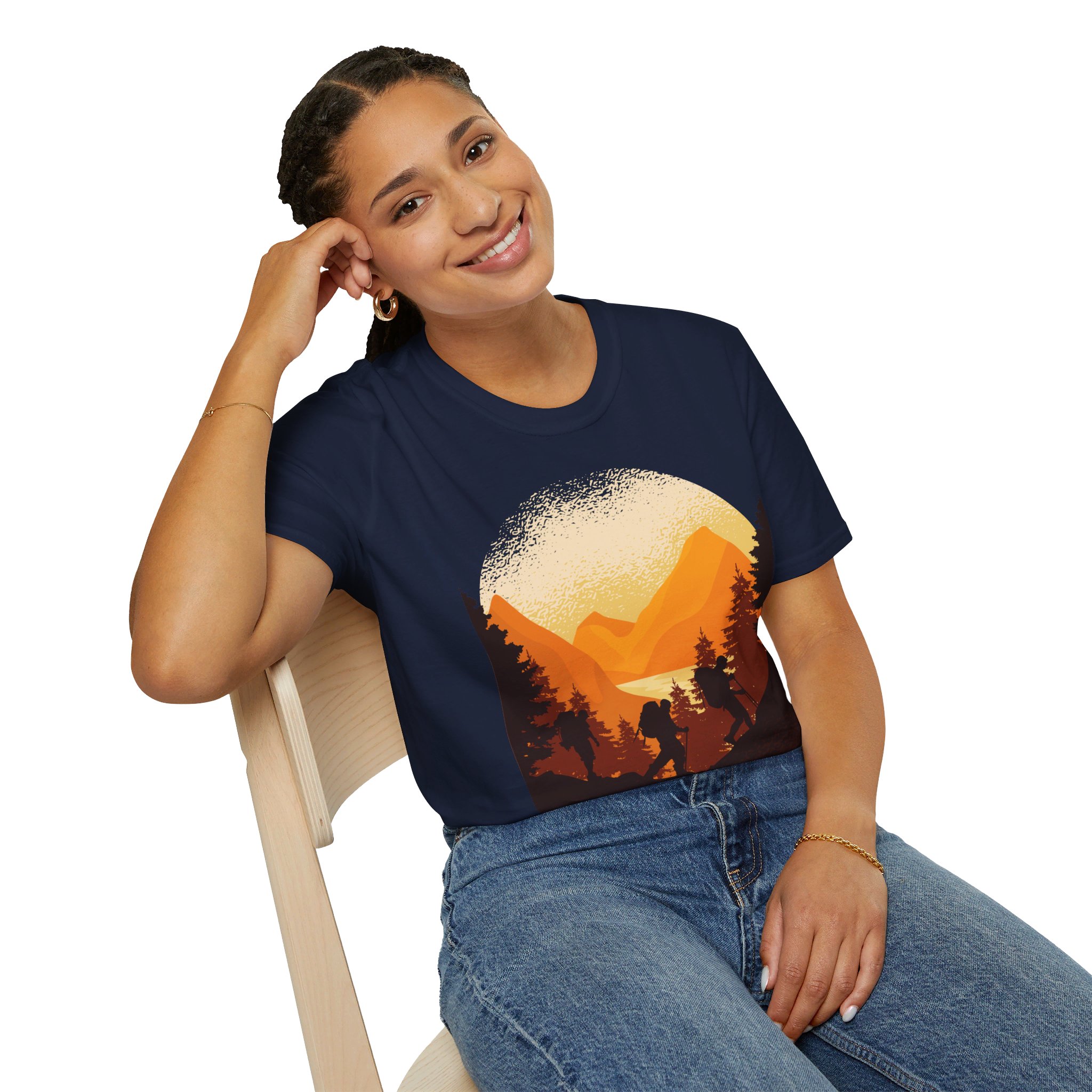 Mountian Hiking - Unisex T-Shirt - Image 46