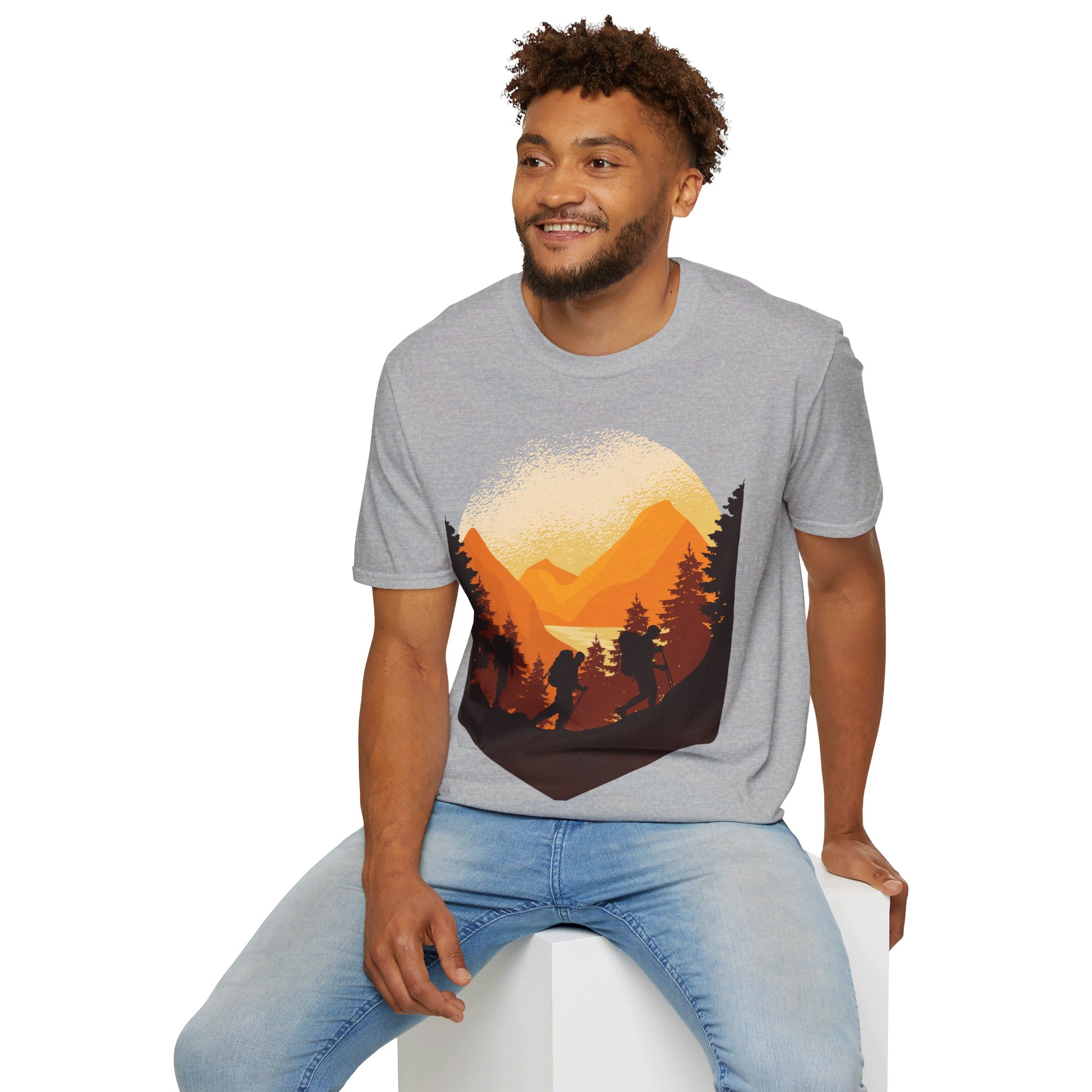 Mountian Hiking - Unisex T-Shirt - Image 36