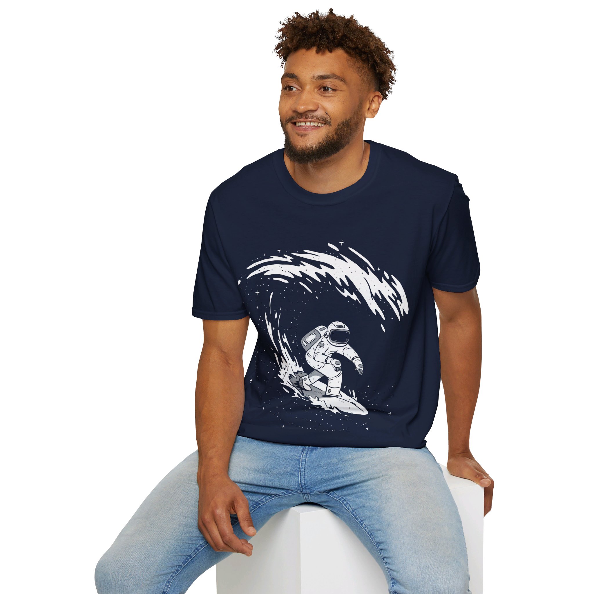 Astronaut Surf - Unisex T-Shirt - Image 24