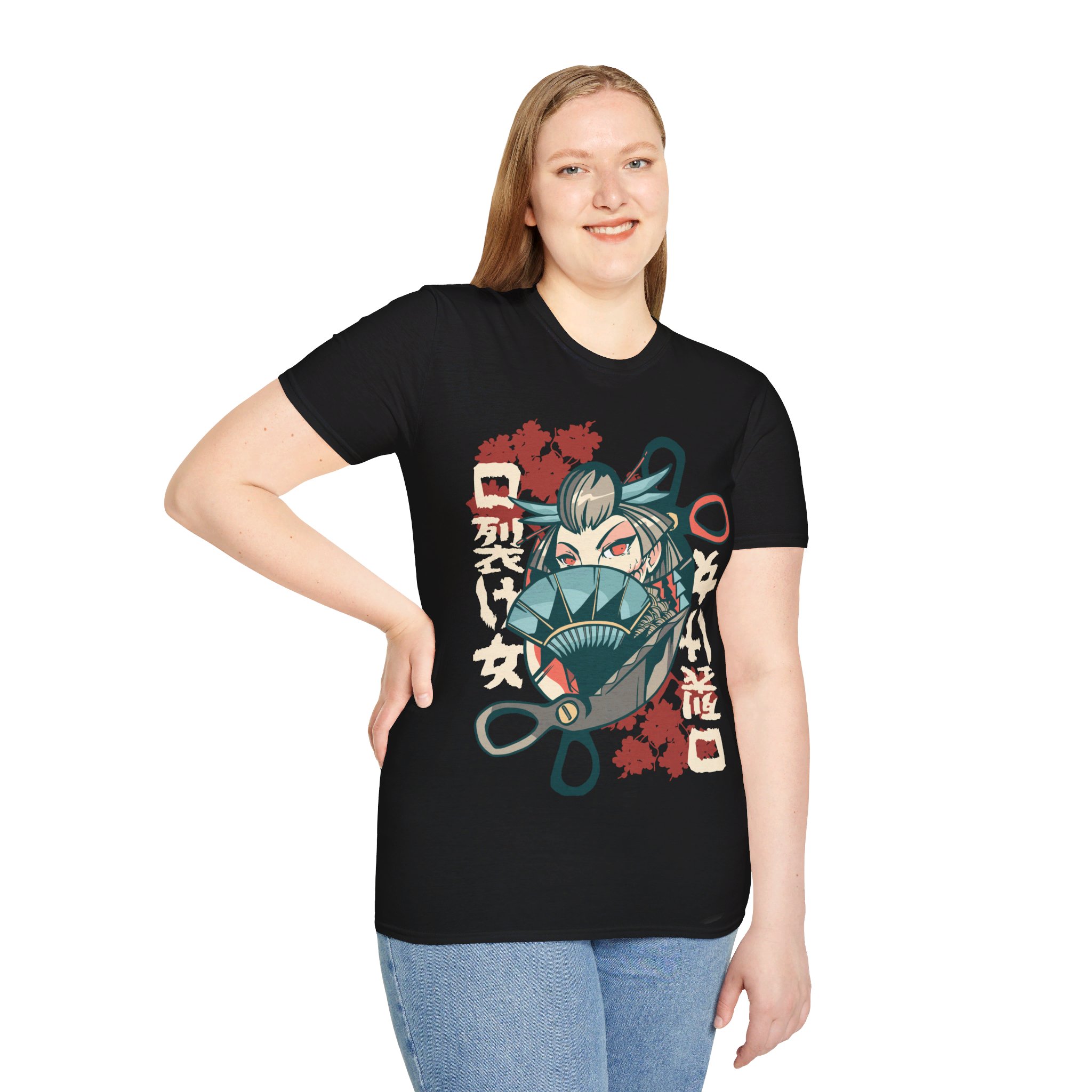 Kuchisake Onna - Unisex T-Shirt - Image 17