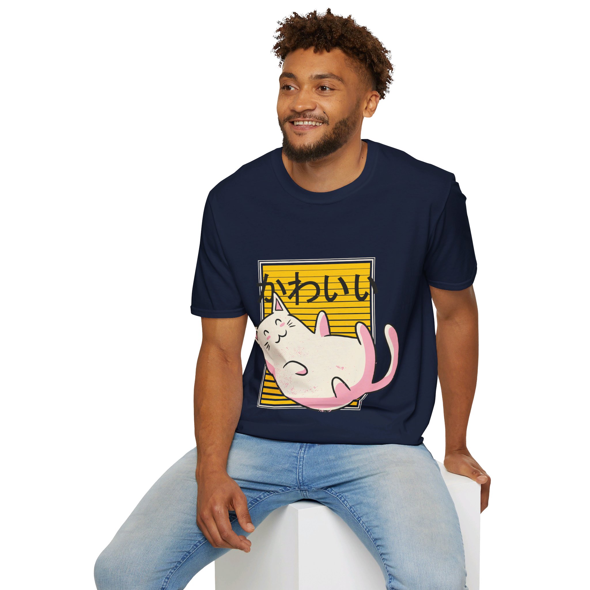 Kawaii Cat - Unisex T-Shirt - Image 48