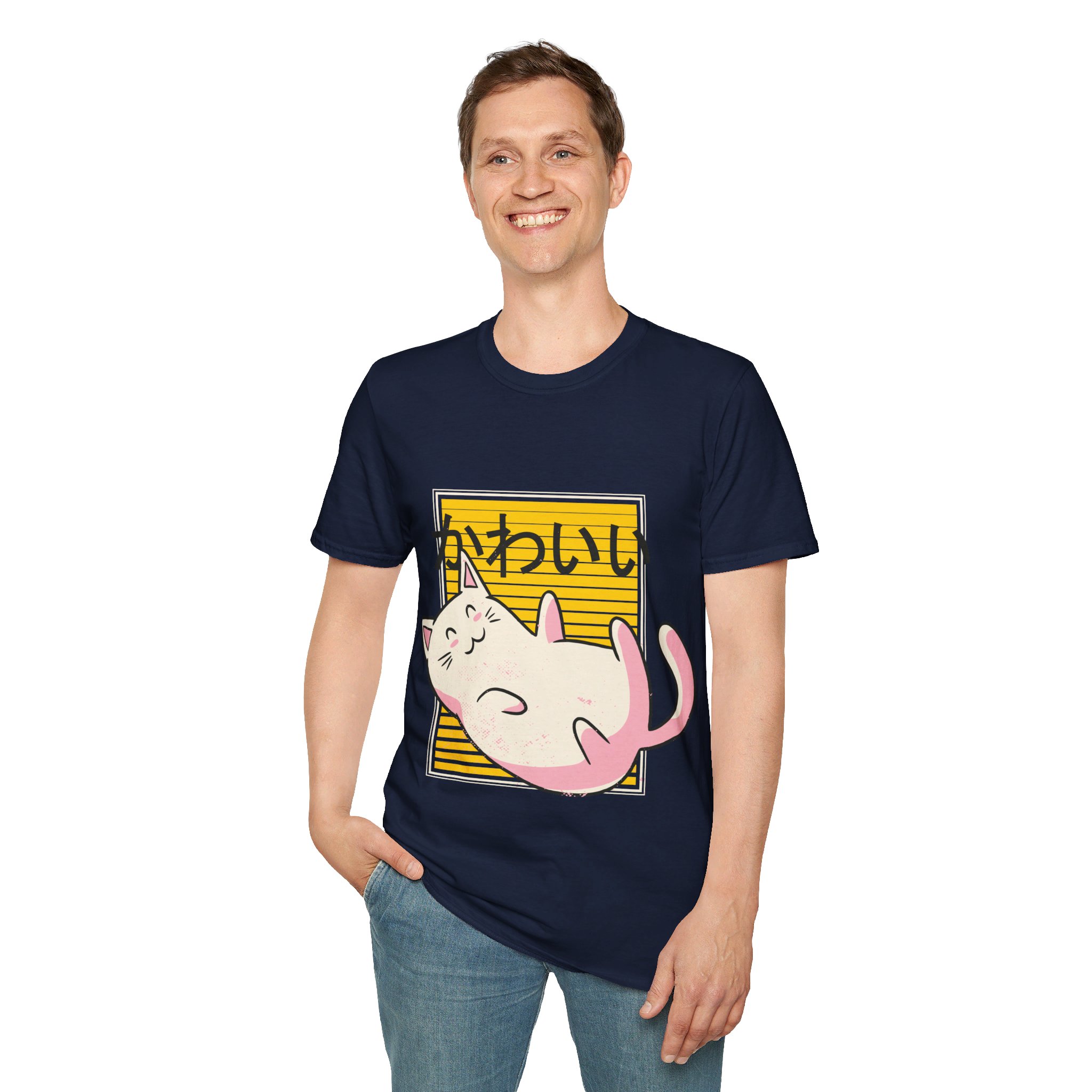 Kawaii Cat - Unisex T-Shirt - Image 43
