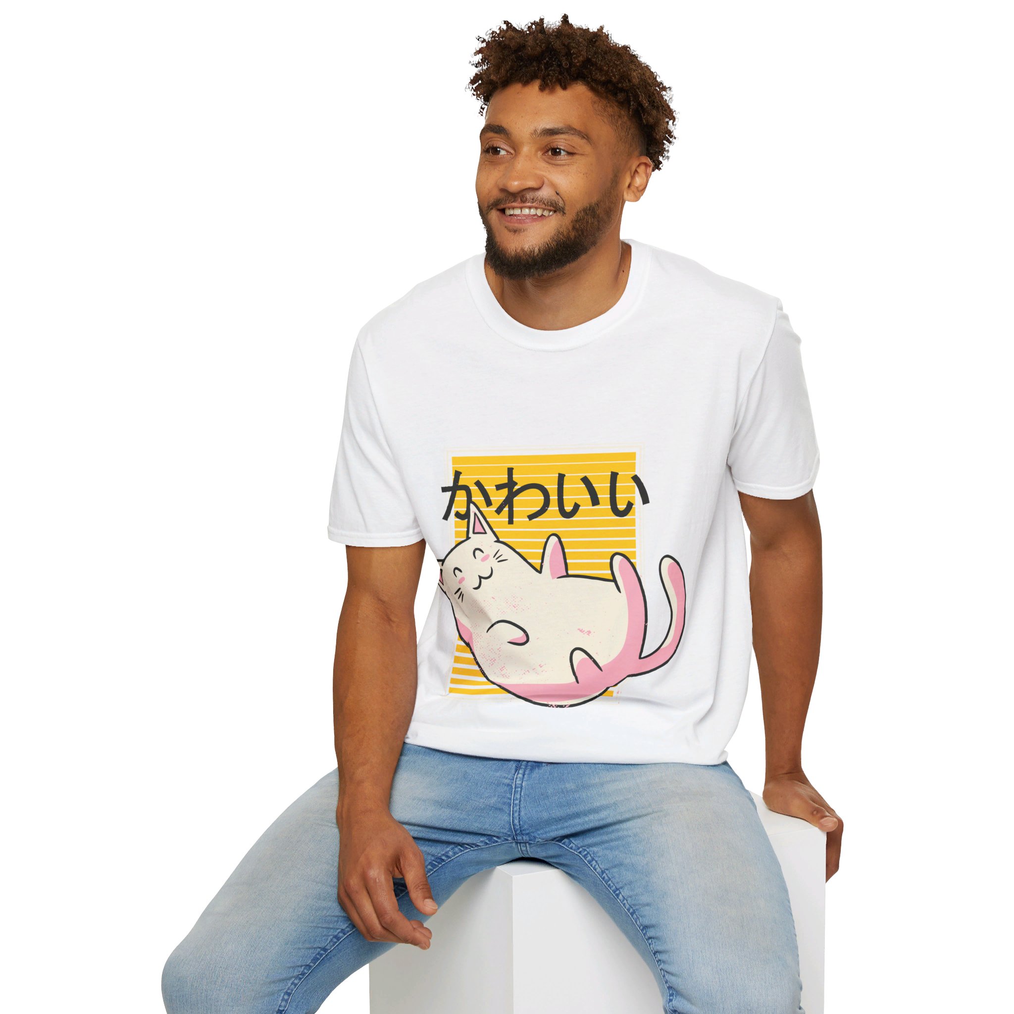 Kawaii Cat - Unisex T-Shirt - Image 24
